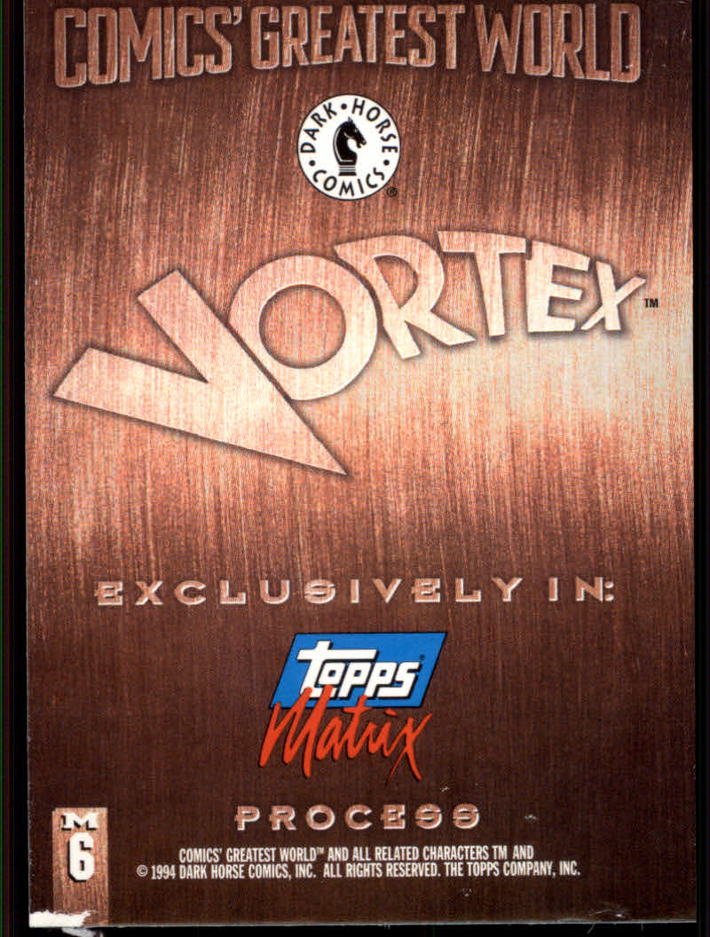 Tarjetas insertables "Matrix" de Comics' Greatest World (1994 Topps) - Imagen 11 de 11