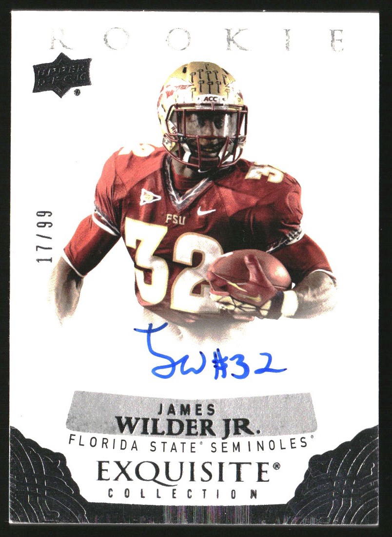 2013 Exquisite Collection Draft Picks Autographs #ERJW James Wilder Jr./99 EXCH