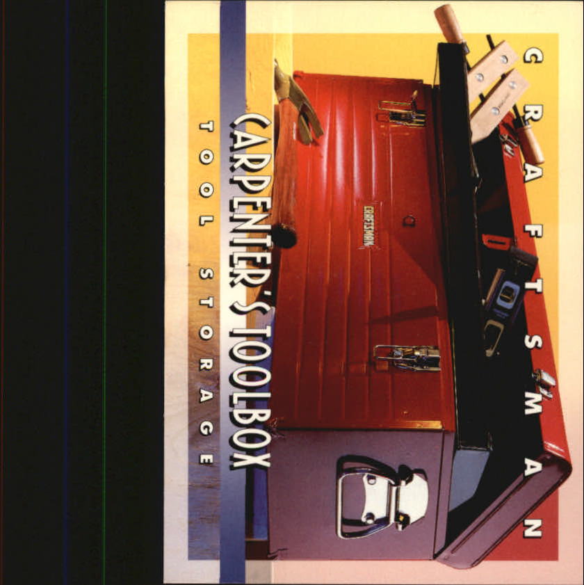 1993 Sears Craftsman Tools #40 Carpenter's Tool Box