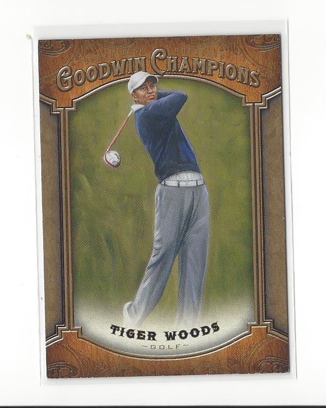 2014 Upper Deck Goodwin Champions #100 Tiger Woods