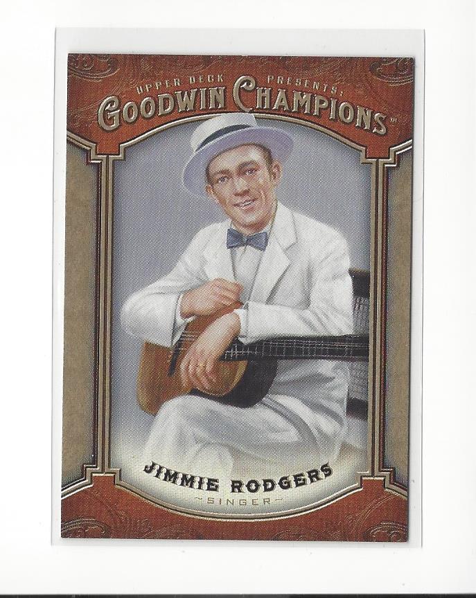 2014 Upper Deck Goodwin Champions #154 Jimmie Rodgers SP
