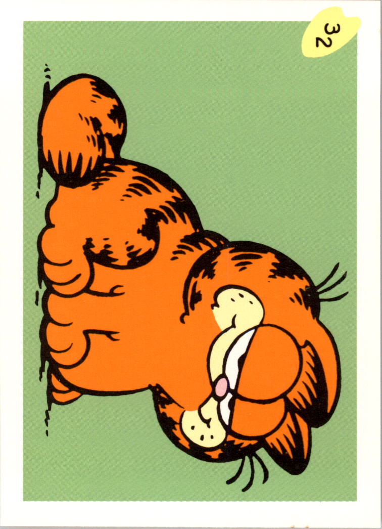 1992 SkyBox Garfield #32 Evolution of Garfield