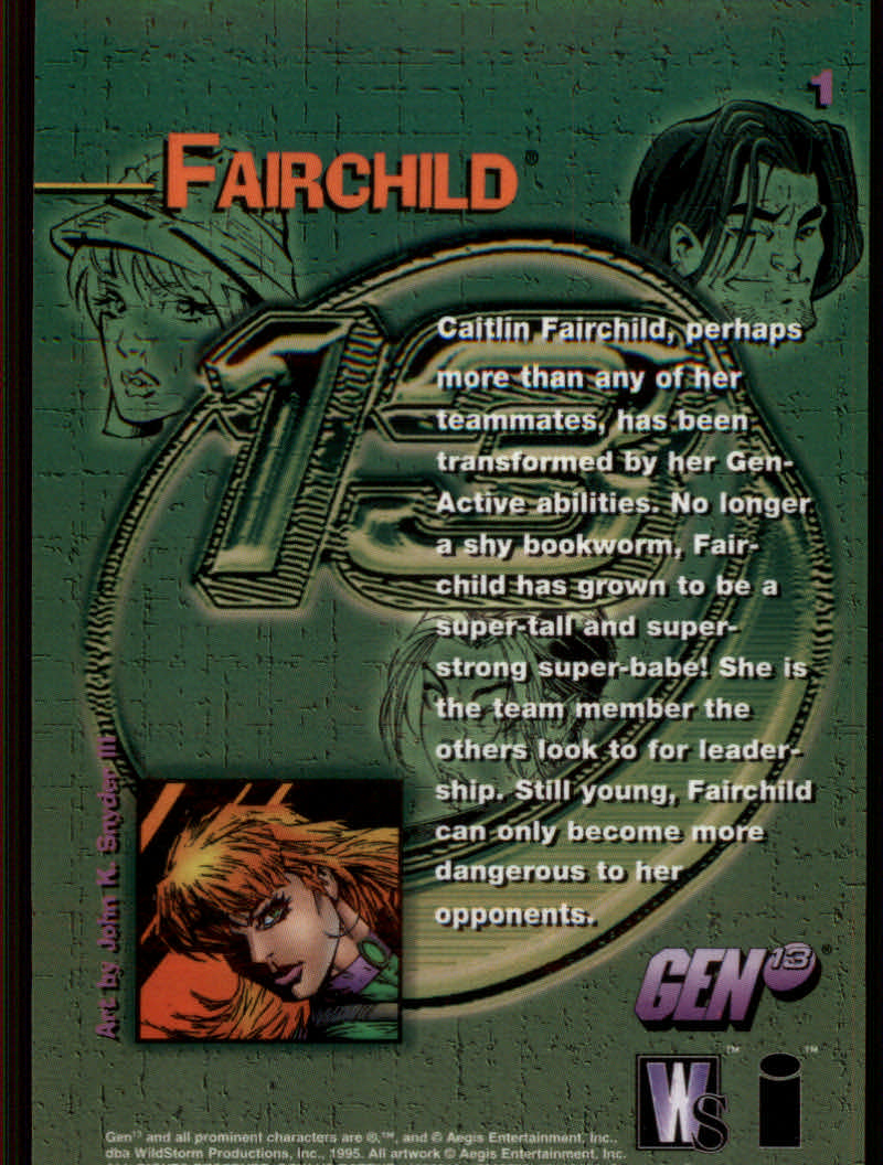 Gen13 Series 1 (1995 WildStorm) Cards
