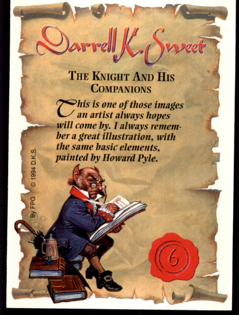 Darrell K. Sweet, The Fantasy Art of (1994 FPG) Cards - Picture 13 of 183
