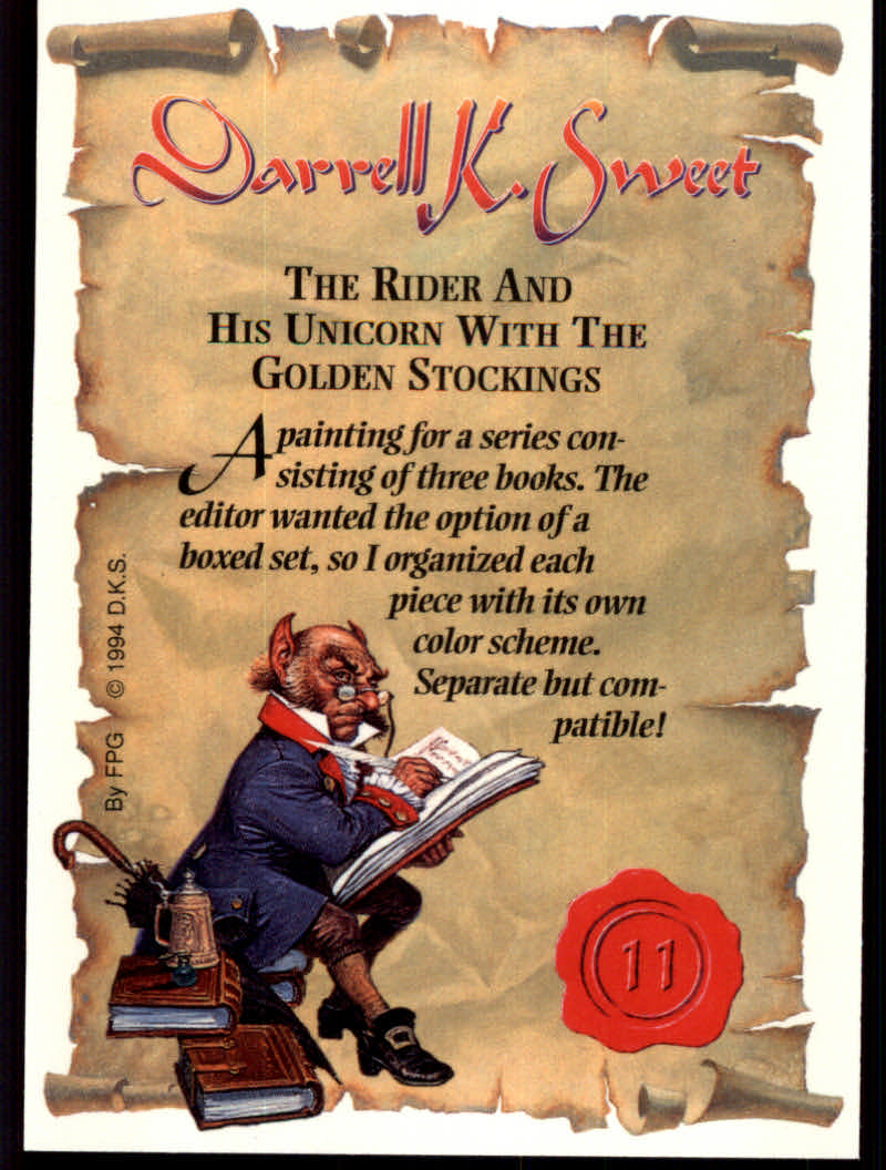 Darrell K. Sweet, The Fantasy Art of (1994 FPG) Cards - Picture 23 of 183