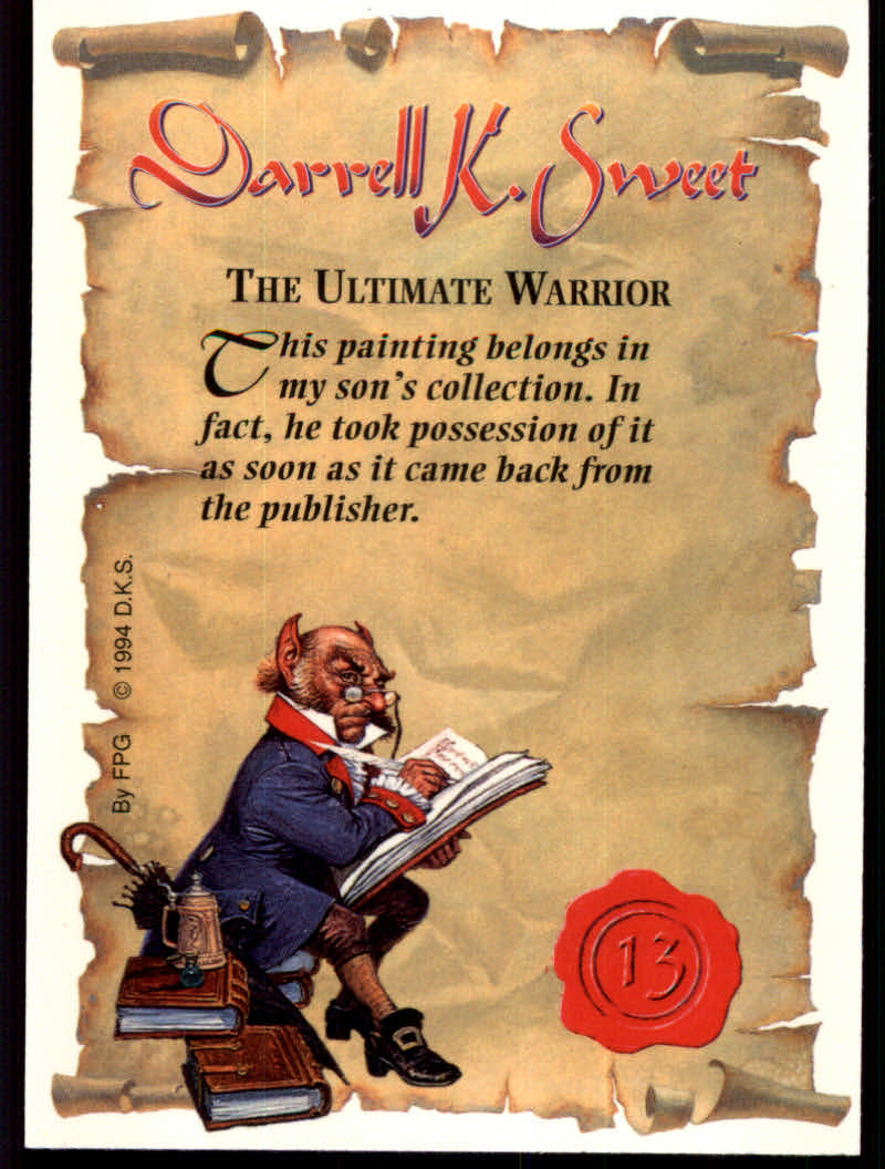 Darrell K. Sweet, The Fantasy Art of (1994 FPG) Cards - Picture 27 of 183