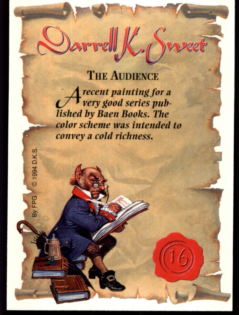 Darrell K. Sweet, The Fantasy Art of (1994 FPG) Cards - Picture 33 of 183