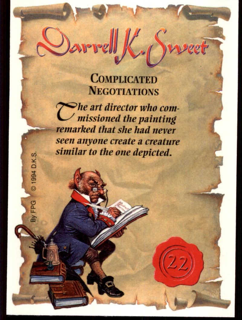 Darrell K. Sweet, The Fantasy Art of (1994 FPG) Cards - Picture 45 of 183