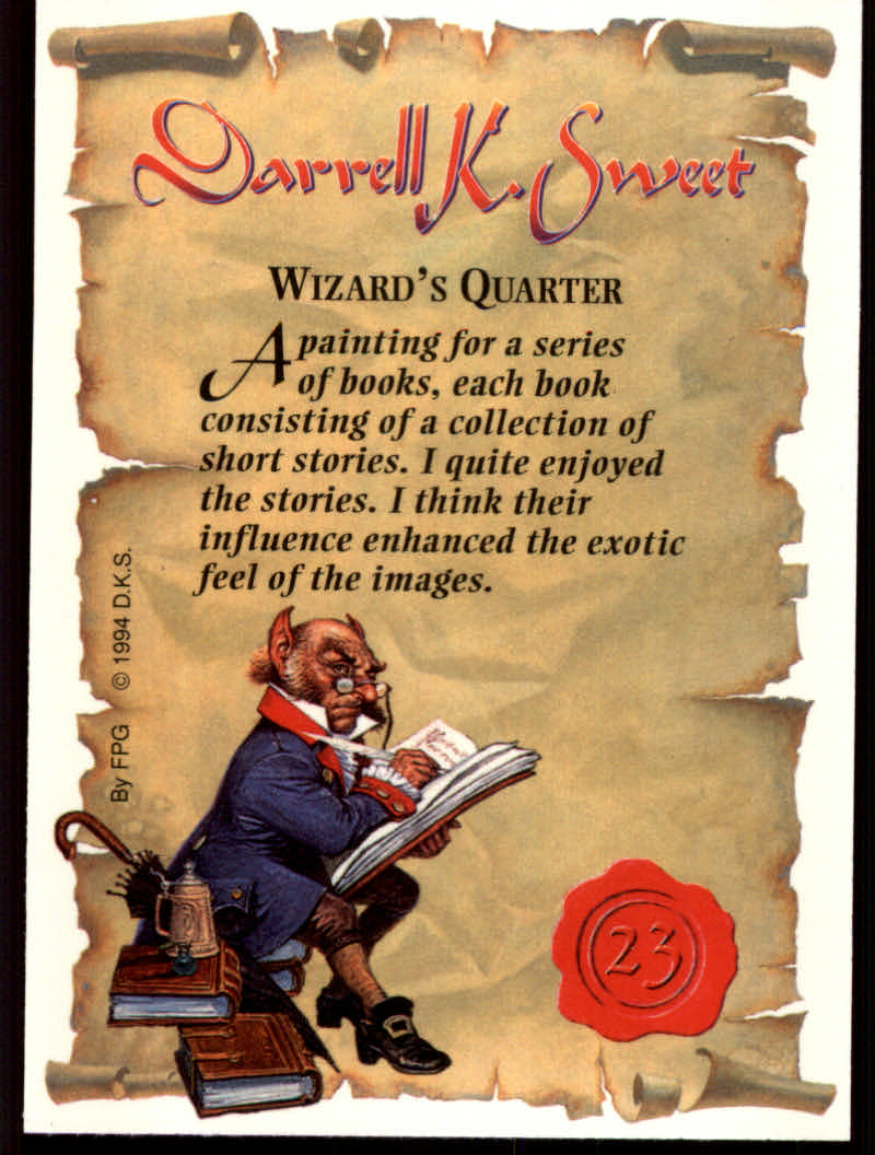 Darrell K. Sweet, The Fantasy Art of (1994 FPG) Cards - Picture 47 of 183