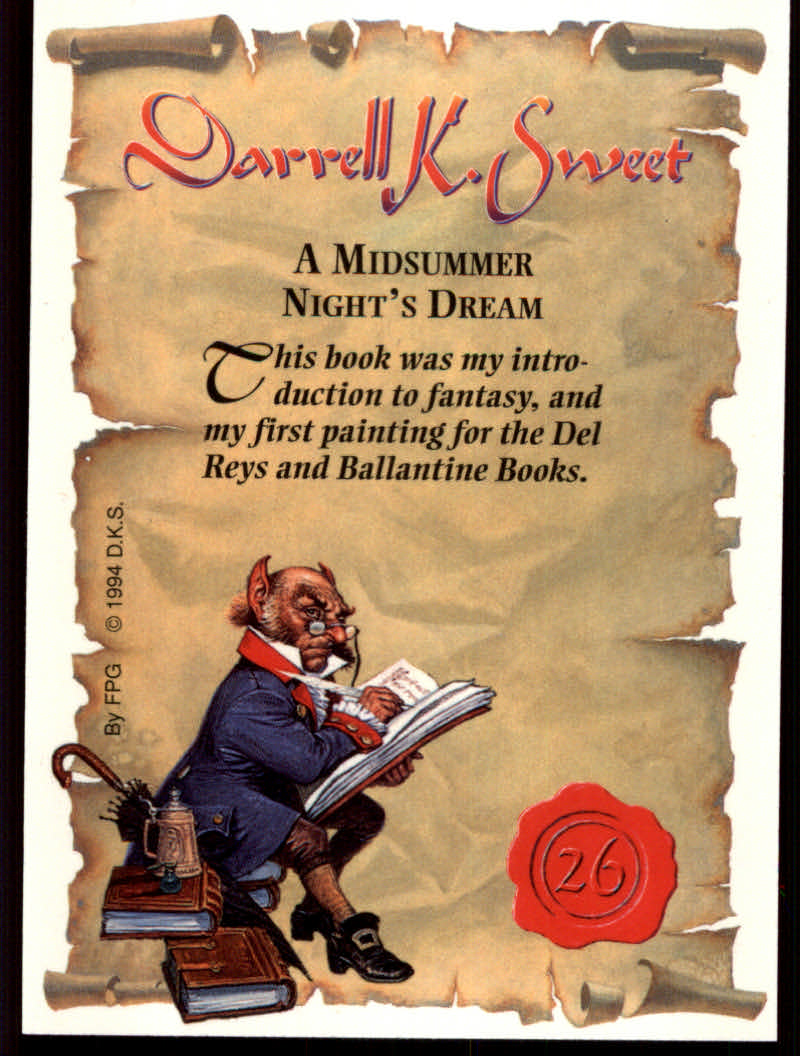 Darrell K. Sweet, The Fantasy Art of (1994 FPG) Cards - Picture 53 of 183