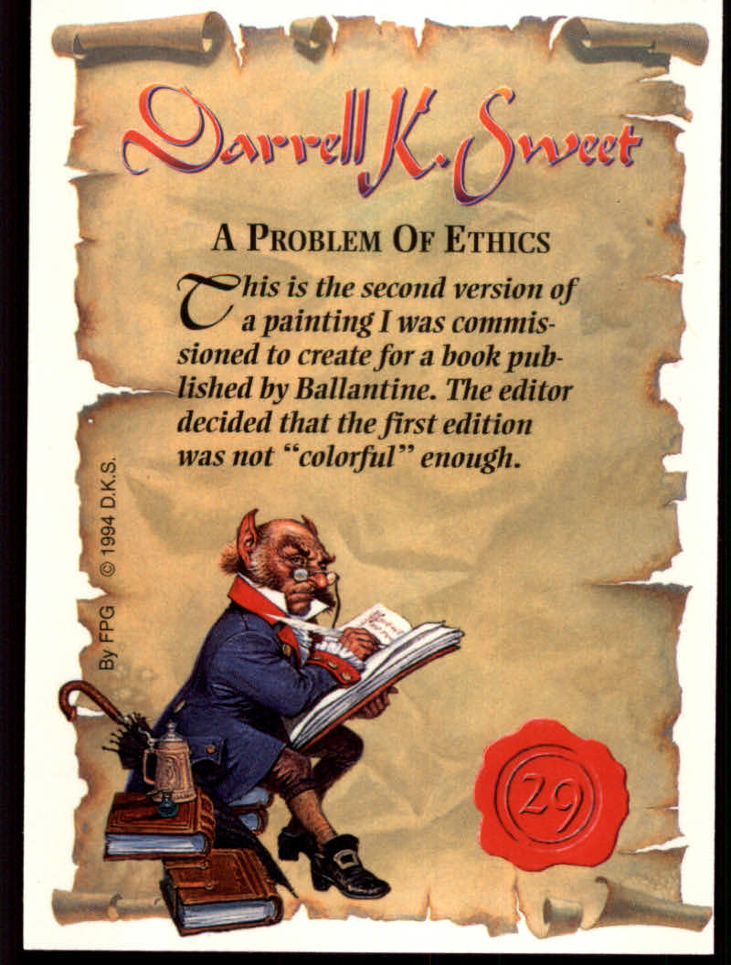 Darrell K. Sweet, The Fantasy Art of (1994 FPG) Cards - Picture 59 of 183
