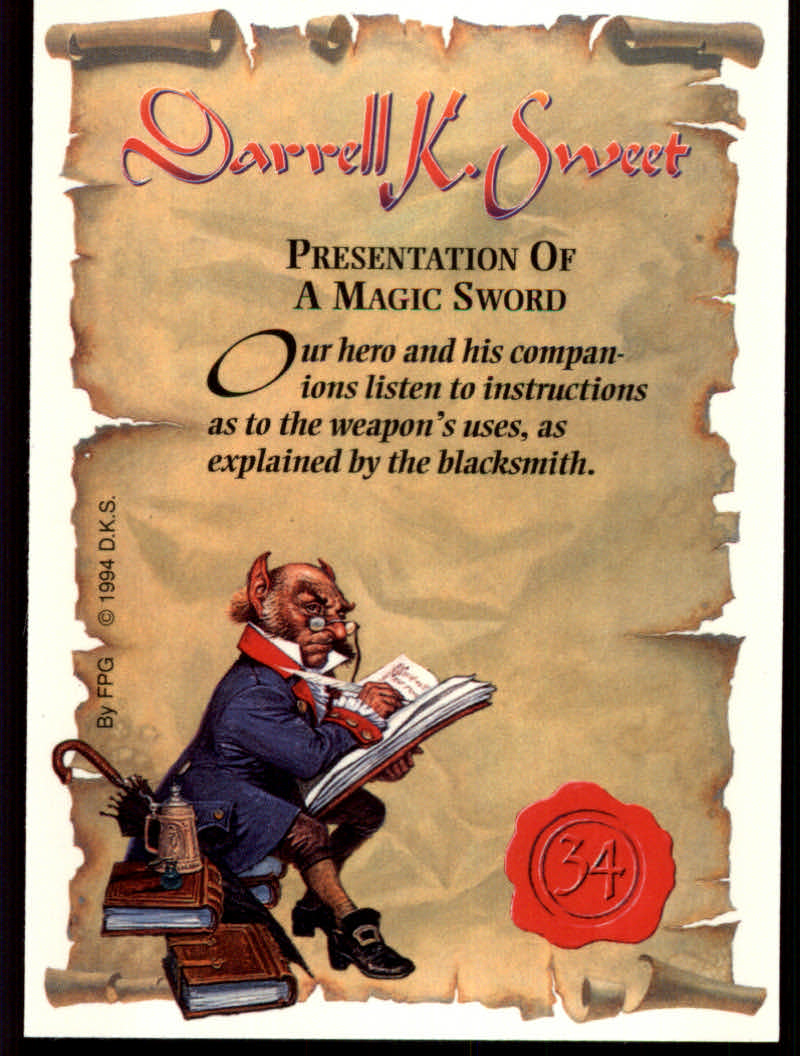 Darrell K. Sweet, The Fantasy Art of (1994 FPG) Cards - Picture 69 of 183