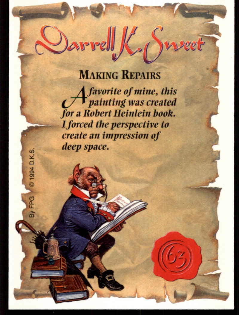 Darrell K. Sweet, The Fantasy Art of (1994 FPG) Cards - Picture 125 of 183