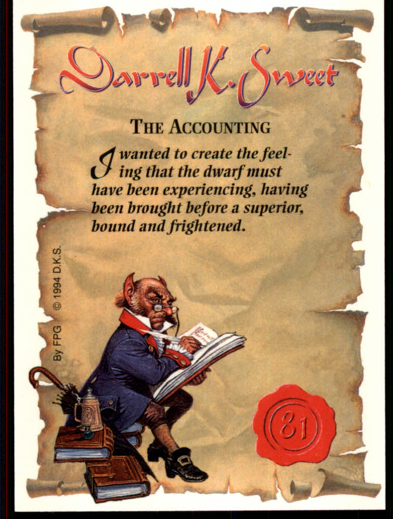 Darrell K. Sweet, The Fantasy Art of (1994 FPG) Cards - Picture 161 of 183