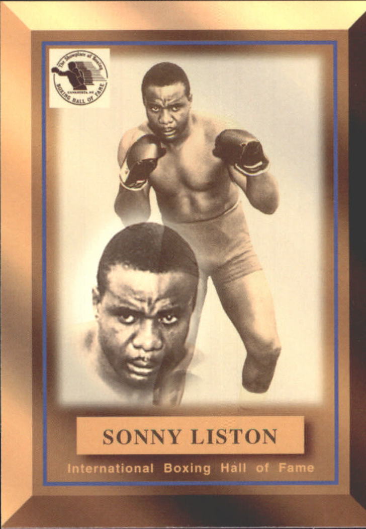 1996 Ringside International Boxing Hall of Fame #6 Sonny Liston