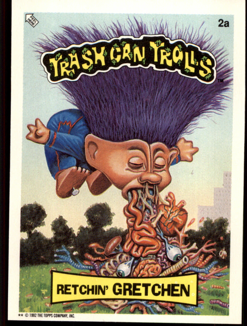 Trash Can Trolls (1992 Topps) "Main Set" Sticker Cards #1a to #44b - Picture 6 of 177
