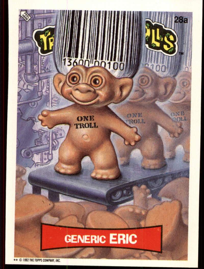 Trash Can Trolls (1992 Topps) "Main Set" Sticker Cards #1a to #44b - Picture 110 of 177