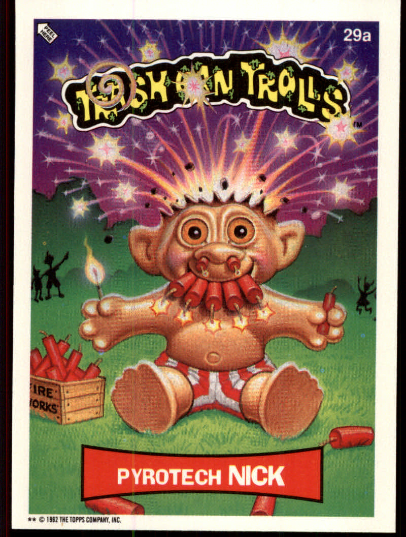 Trash Can Trolls (1992 Topps) "Main Set" Sticker Cards #1a to #44b - Picture 114 of 177