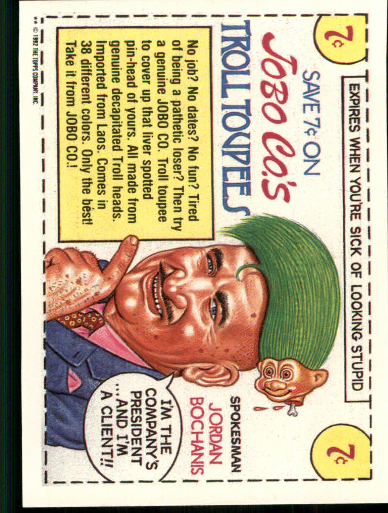 Trash Can Trolls (1992 Topps) "Main Set" Sticker Cards #1a to #44b - Picture 159 of 177