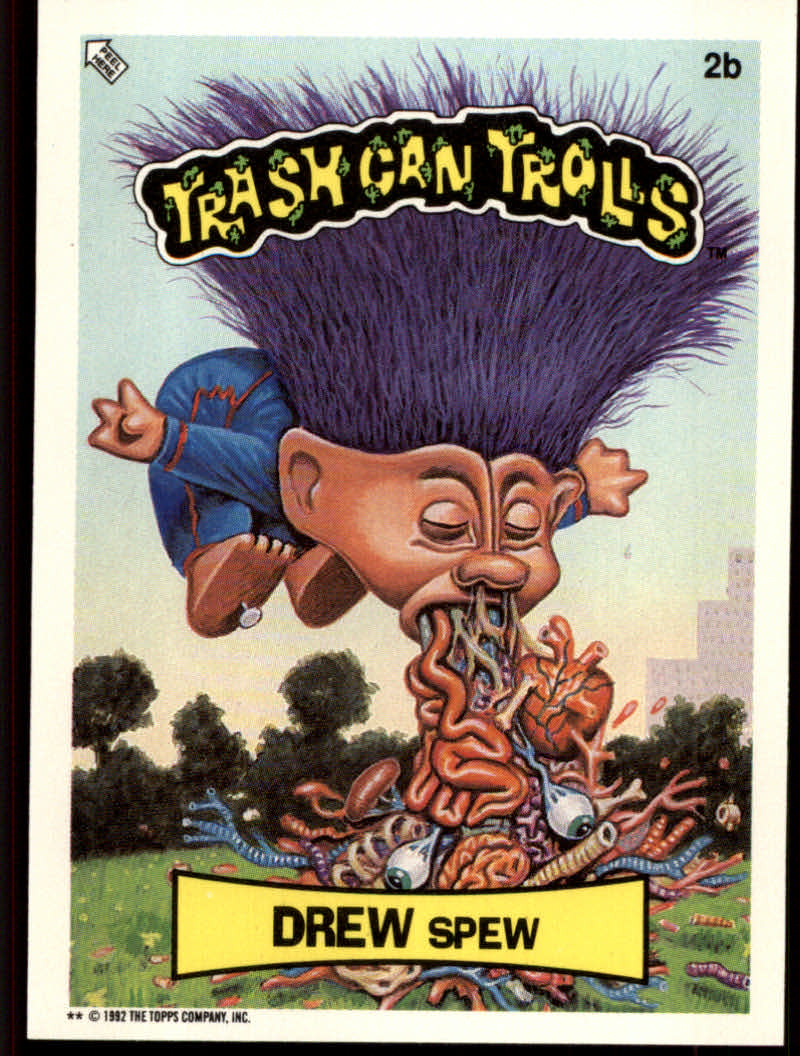 Trash Can Trolls (1992 Topps) "Main Set" Sticker Cards #1a to #44b - Picture 8 of 177