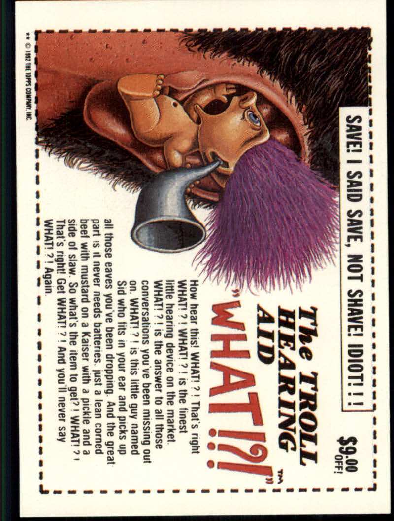 Trash Can Trolls (1992 Topps) "Main Set" Sticker Cards #1a to #44b - Picture 13 of 177