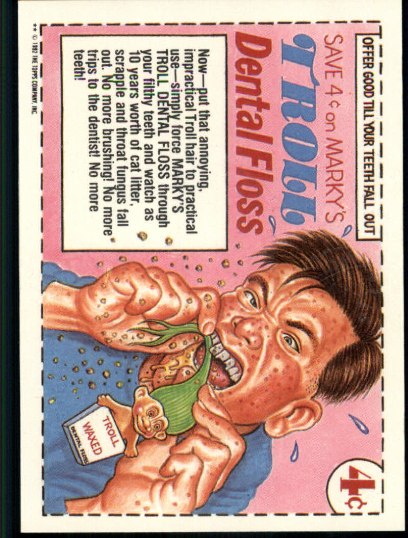 Trash Can Trolls (1992 Topps) "Main Set" Sticker Cards #1a to #44b - Picture 41 of 177