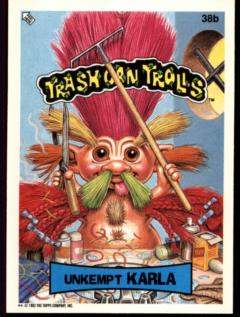 Trash Can Trolls (1992 Topps) "Main Set" Sticker Cards #1a to #44b - Picture 152 of 177