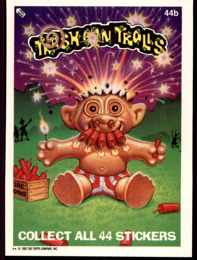 Trash Can Trolls (1992 Topps) "Main Set" Sticker Cards #1a to #44b - Picture 176 of 177