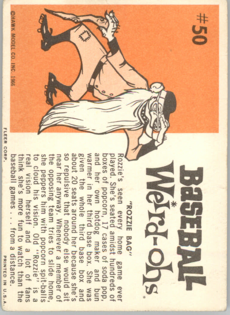 Tarjetas de béisbol Weird-Ohs (Fleer 1966) - Imagen 11 de 17