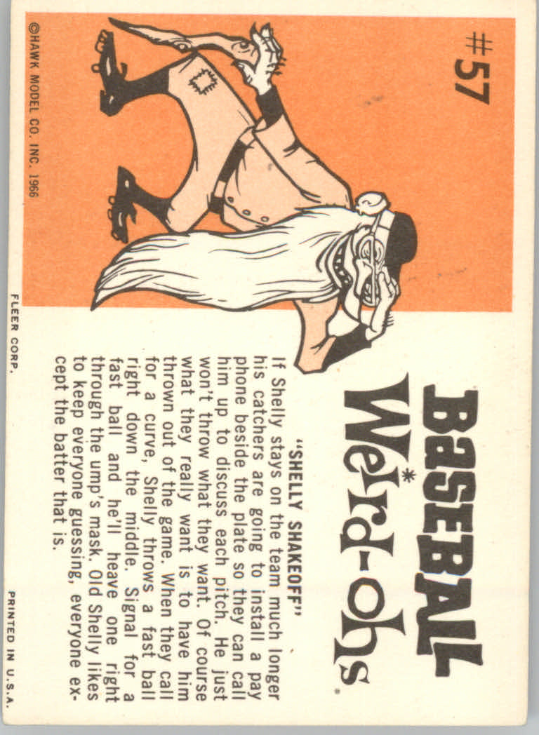 Tarjetas de béisbol Weird-Ohs (Fleer 1966) - Imagen 15 de 17