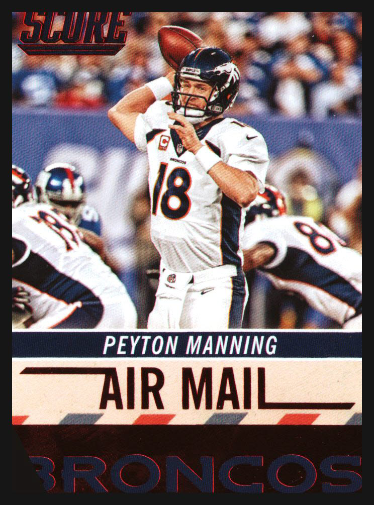 2014 Score Air Mail Red #AM1 Peyton Manning
