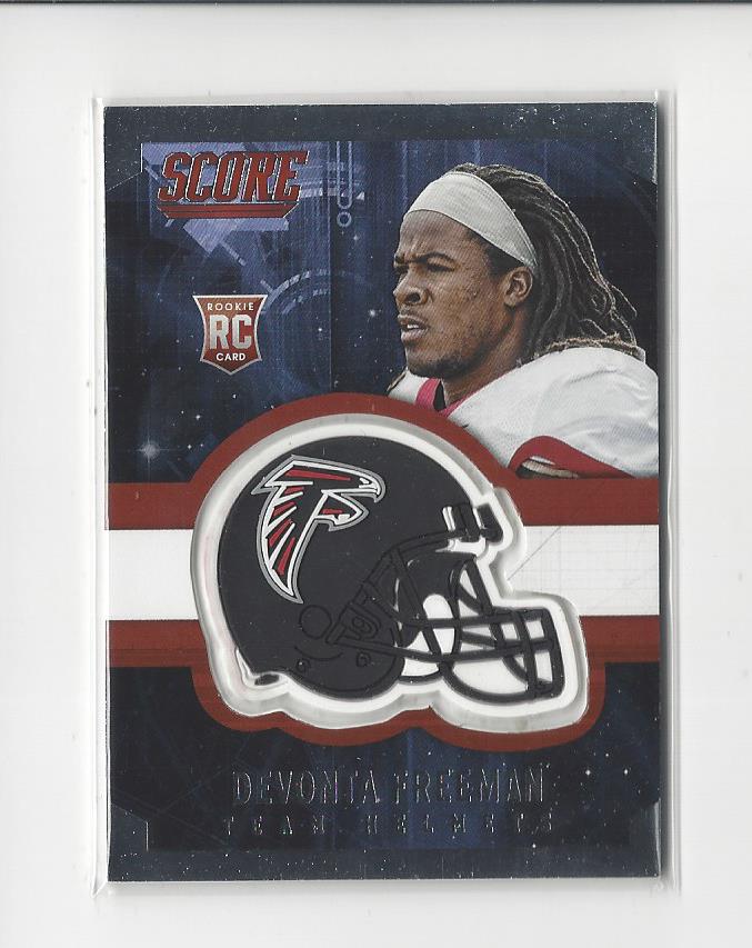 2014 Score Rookie Team Helmets #24 Devonta Freeman