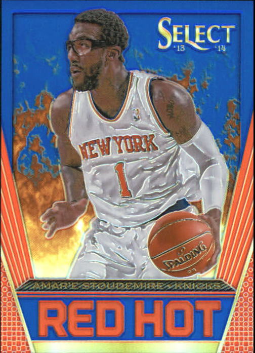 2013-14 Select Red Hot Prizms Blue #50 Amare Stoudemire