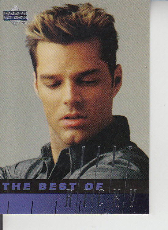 1999 Upper Deck Ricky Martin #53 While his long-lashed mocha eyes