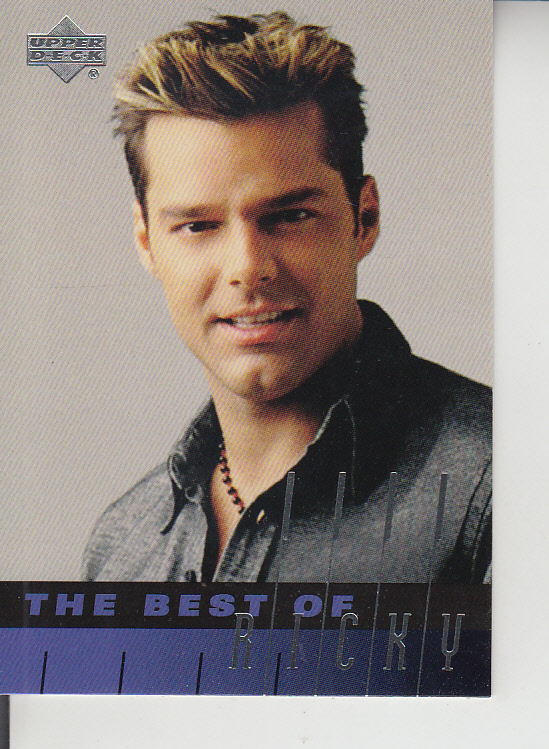 1999 Upper Deck Ricky Martin #56 Although a former Catholic altar boy