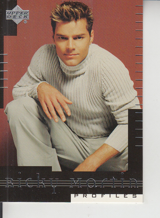 1999 Upper Deck Ricky Martin #86 Although Ricky was raised a Catholic