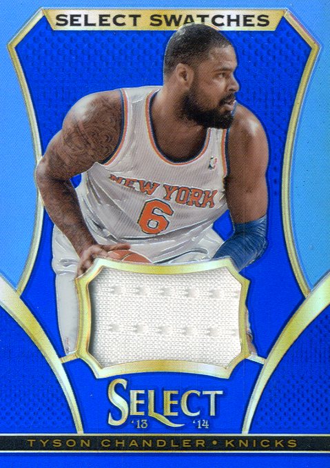 2013-14 Select Swatches Prizms Blue #65 Tyson Chandler/49