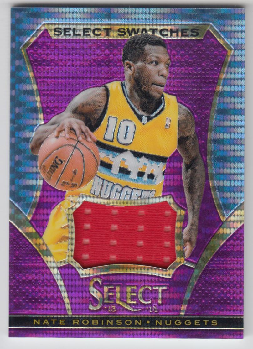 2013-14 Select Swatches Prizms Purple #74 Nate Robinson