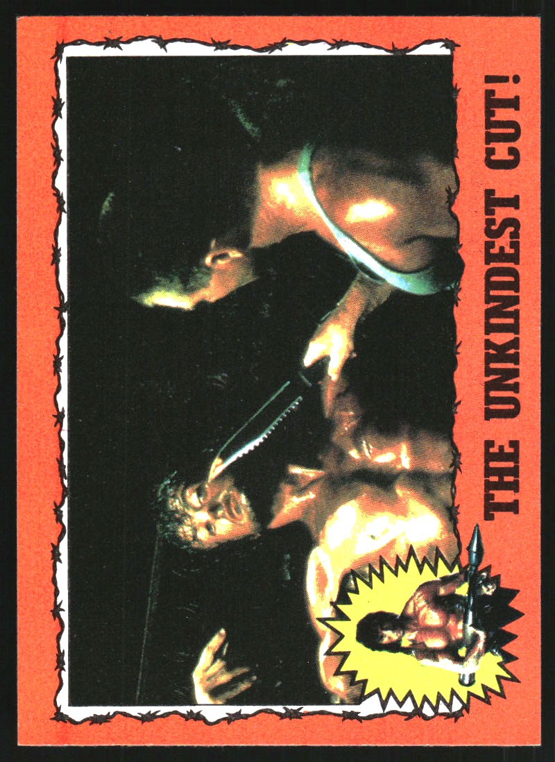 1985 Topps Rambo Rambo First Blood Part II #26 The Unkindest Cut