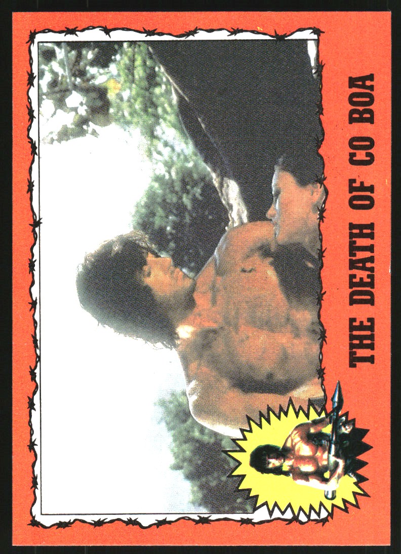 1985 Topps Rambo Rambo First Blood Part II #32 The Death of Co Boa