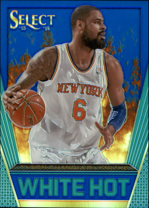2013-14 Select White Hot Prizms Blue #16 Tyson Chandler