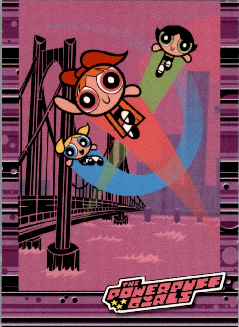 2000 Artbox Powerpuff Girls #4 Flying Into Action