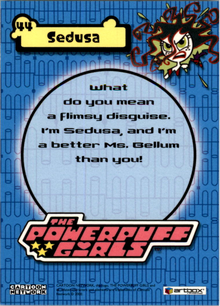 2000 Artbox Powerpuff Girls #44 Sedusa back image