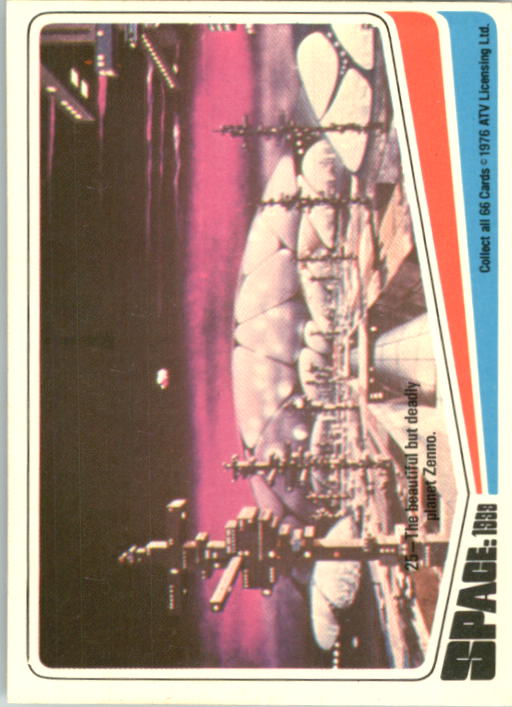 1976 Donruss Space 1999 #25 The beautiful but deadly planet Zenno