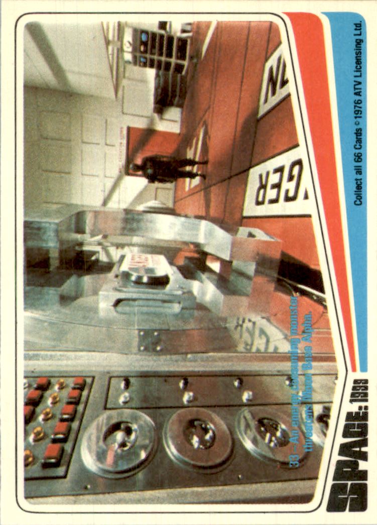 1976 Donruss Space 1999 #33 An energy consuming monster