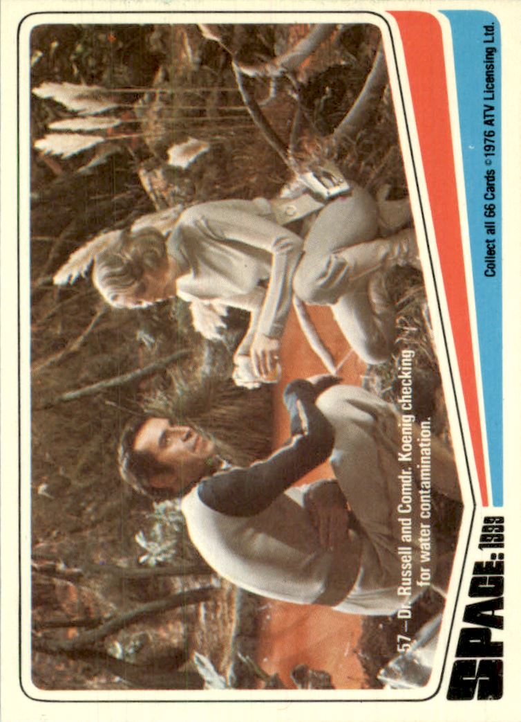 1976 Donruss Space 1999 #57 Dr. Russell and Comdr. Koenig