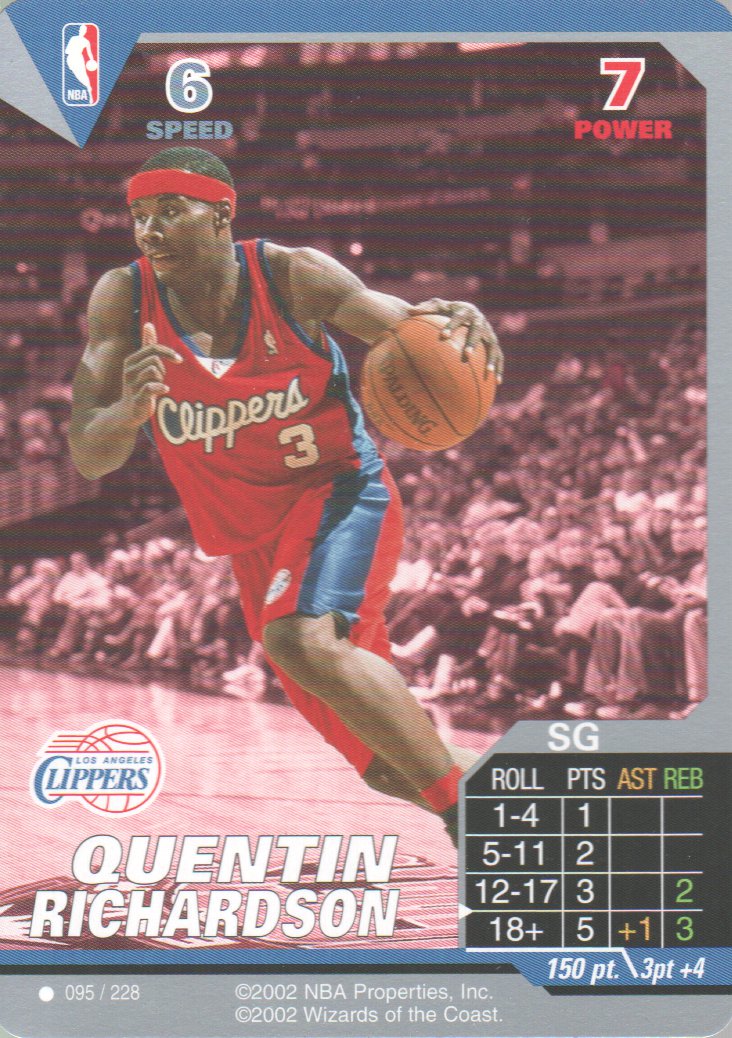 2002-03 NBA Showdown #95 Quentin Richardson