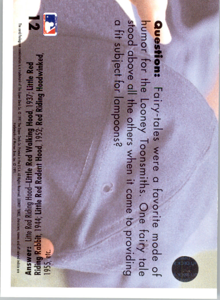 Comic Ball 2 (1991 Upper Deck) "Main Set" Cards #1 to #198 - Picture 25 of 397