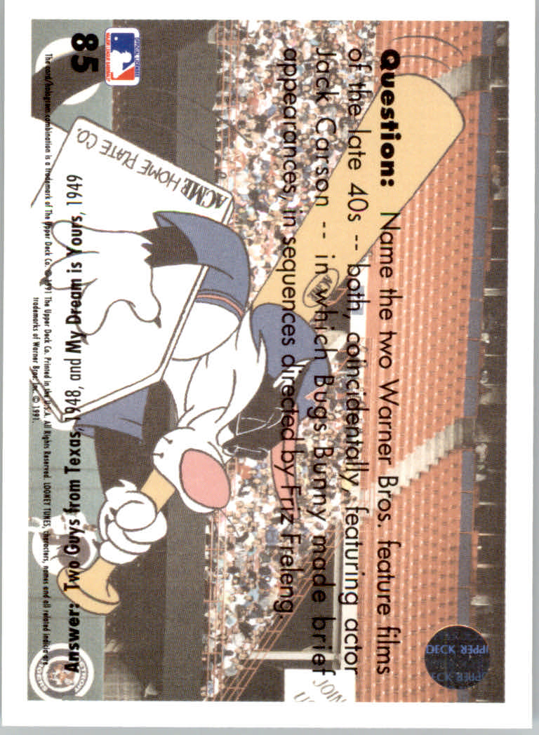 Comic Ball 2 (1991 Upper Deck) "Main Set" Cards #1 to #198 - Picture 133 of 397