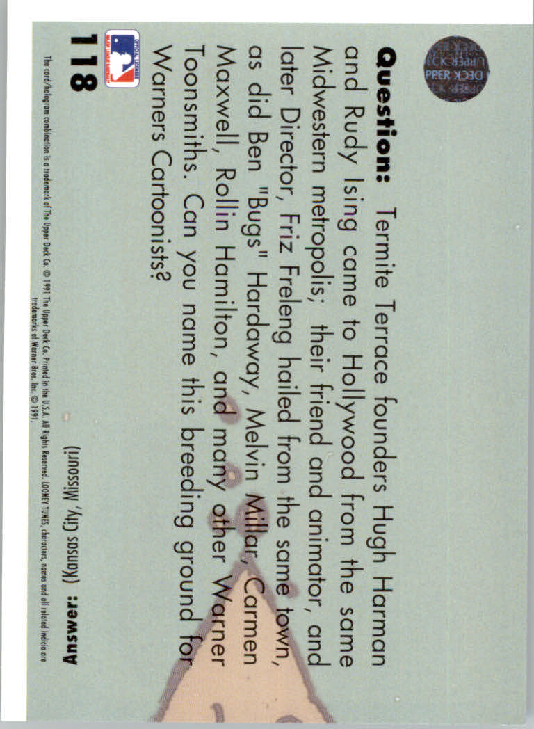 Comic Ball 2 (1991 Upper Deck) "Main Set" Cards #1 to #198 - Picture 199 of 397